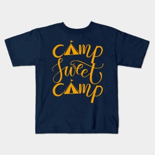 Camping Lover Outdoor Nature Adventure Camping Slogan Kids T-Shirt